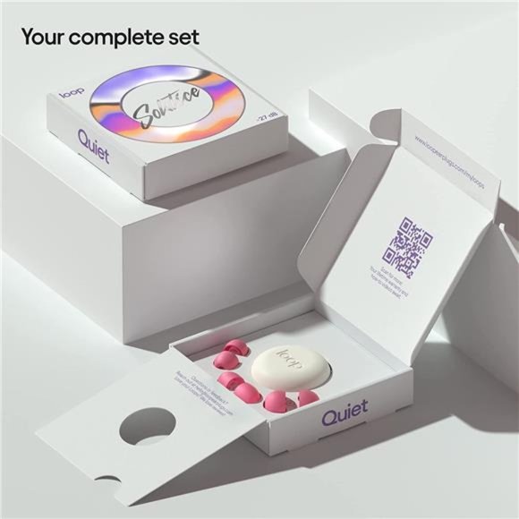 Loop Quiet Ear Plugs – Reusable Hearing Protection – 27dB Noise Cancelling - Picture 4 of 7